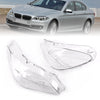 2010-2013 BMW 5 Series F10 2PCS Front Headlight Lens Cover Lampshade Left + Right 63117271912 63117271911 Generic