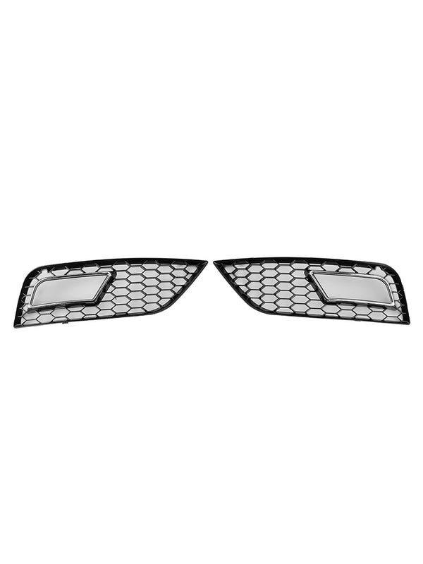 2013-2015 Audi A4 B8.5 Honeycomb Style Fog Light Cover 8K0807681K 8K0807682K Generic