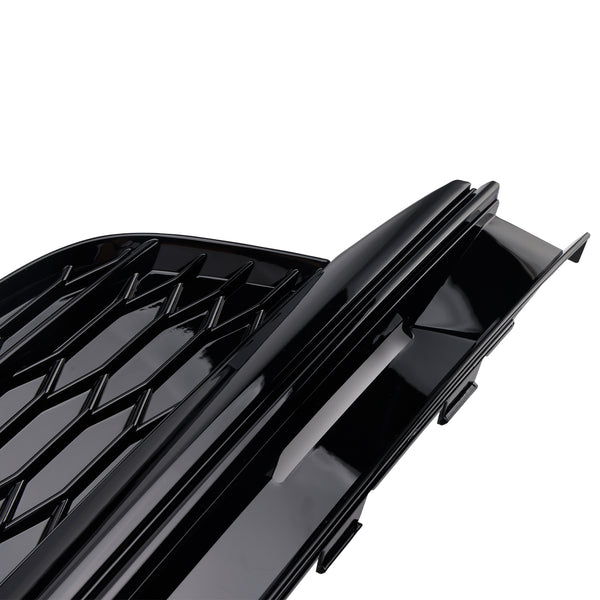 Front Bumper Fog Light Grille Cover Grill Fit Audi A5 S-Line S5 2018-2019