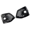 RSQ5 Style Front Fog Lamp Grille Cover Fit Audi Q5 SQ5 S-Line 2021-2025 Black