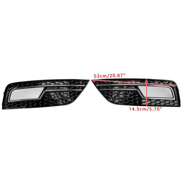 2013-2015 Audi A4 B8.5 Chrome Fog Light Cover Grille 8K0807681K 8K0807682K Generic