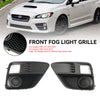 2015-2017 Subaru WRX & STi 2PCS Front Fog Light Cover Bezel Grill Grille 57731VA000 57731VA010 Generic