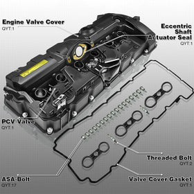 2007-2010 BMW X5 L6 3.0L Valve Cover w/ Gasket Bolts 11127552281 Generic
