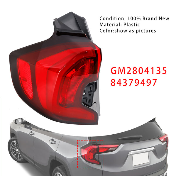 2018-2021 GMC Terrain SLE/SLT Left LED Tail Light Lamp GM2804135 84379497 Generic