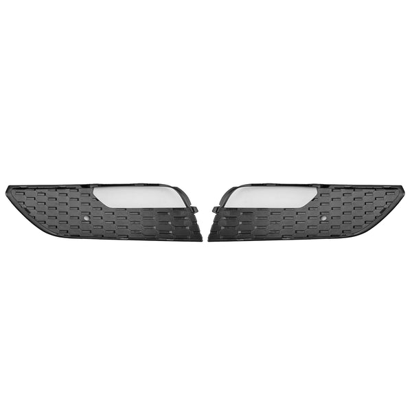 2012-2016 Audi A3 S3 Standard Version 2PCS Front Bumper Fog Light Cover Grille 8V3807681 8V3807682 Generic