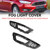 2015-2017 Ford Focus Pair Front Bumper Fog Light Lamp Cover Bezel Grill F1EZ15200A F1EZ15201A Generic