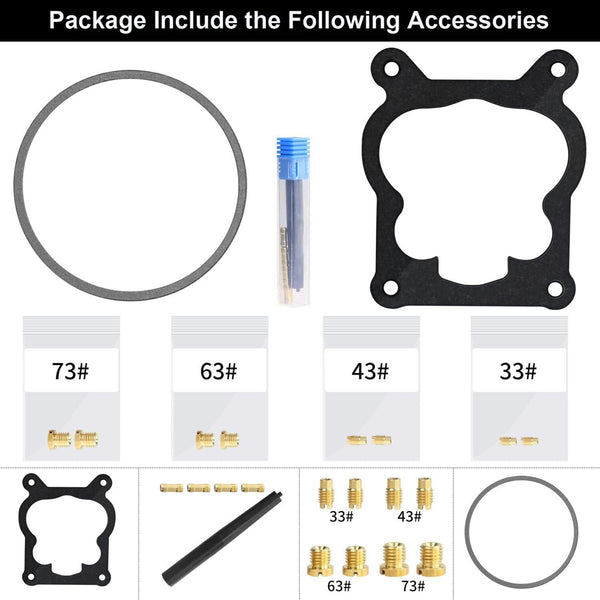 1970-1973 Chevrolet V8 Chevy small block Gen I 6.6L/400 Quadrajet Carburetor 750 CFM Generic