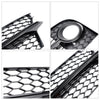 2011-2014 Audi TT MK2 S-LINE TTS Honeycomb Front Bumper Fog Light Grille 8J0807681KT94 8J0807682KT94 Generic