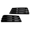 2016-2018 Audi A4 B9 Standard Version into RS4 Style 2PCS Front Fog Light Grille Lower Bumper Grill 8W0 807 681 R 8W0 807 682 R Generic