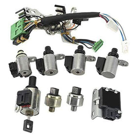 2009-2010 Nissan Rogue L4 2.5L AWD QR25DE Engine CVT Transmission Solenoid Valve Kit 33446-JF011 203452A 33435J Generic