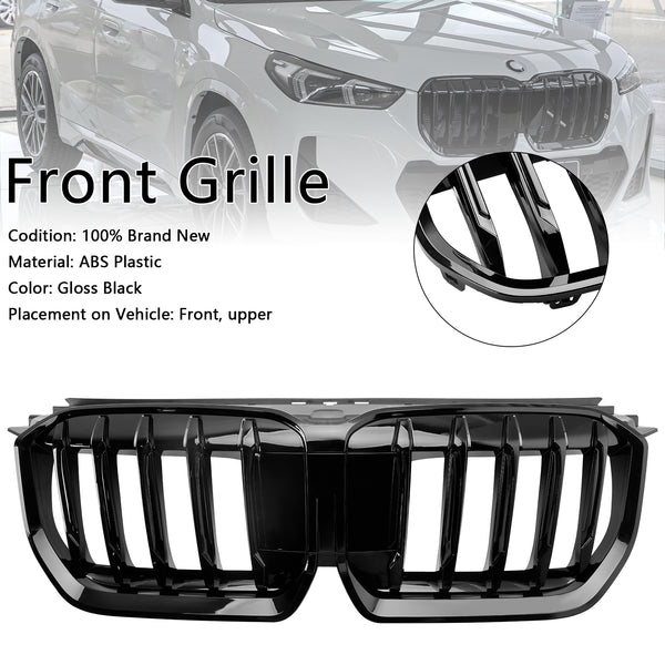 2023-2024 BMW X1 U11 U12 Gloss Black Front Bumper Kidney Grille Grill Generic