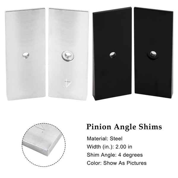 Heavy Duty Machined Steel Leaf Spring Shims for 2