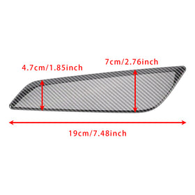 2017+ BMW Carbon Fiber Style Fender Side Air Vent Trims Generic