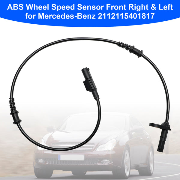 Benz ABS Wheel Speed Sensor Front Right & Left A2115401317 A2115402317 A2115401817 Generic