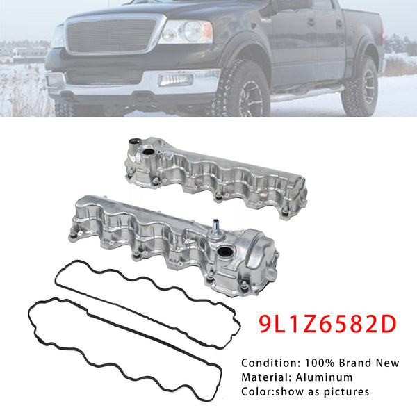 2004-2010 Ford F-150 V8 5.4L 2PCS LH+RH Engine Valve Cover 9L1Z6582D Generic