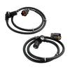 2003-2006 Mitsubishi Lancer Evo 2.0 16V 2Pcs Rear Left & Right ABS Wheel Speed Sensor MR493456 MR493455 Generic