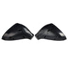 Side Mirror Covers Rearview Housing Matte Black for Peugeot 207 Hatchback