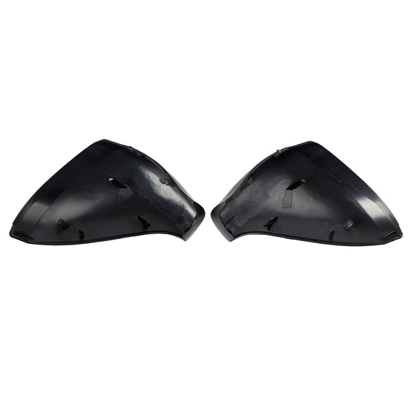 Side Mirror Covers Rearview Housing Matte Black for Peugeot 207 Hatchback