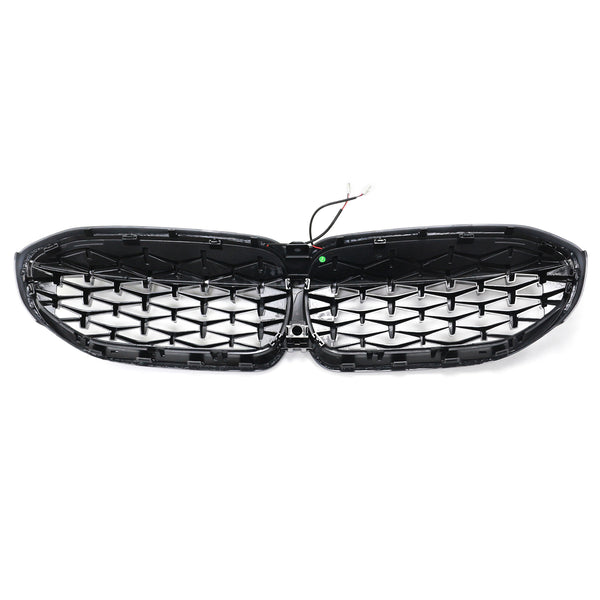 2019-2022 BMW 3 Series G20 Black Diamond Kidney Grille Grill 51138072085 Generic