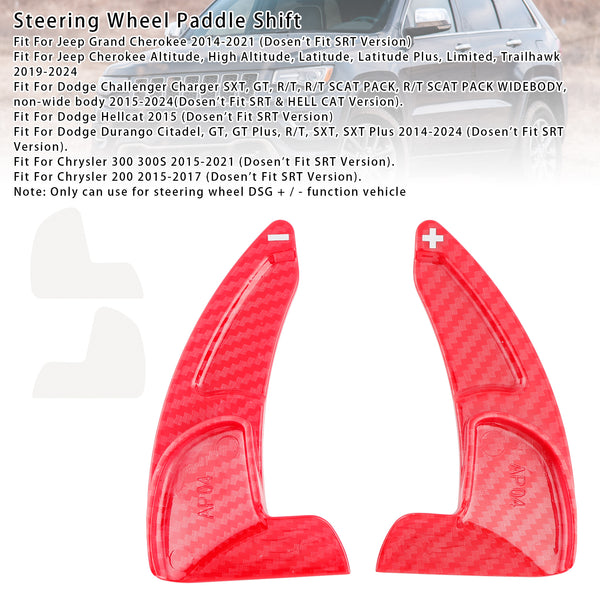 Steering Wheel Paddle Shifter Extensions For Dodge Challenger 2015-2024