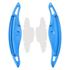 Steering Wheel Paddle Shifter Extension For Hyundai Elantra i30 Aluminium Blue