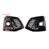 RSQ5 Style Front Fog Lamp Grille Cover Fit Audi Q5 SQ5 S-Line 2021-2025 Black