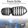 2020-2022 BMW X6 G06 M50i Black Front Bumper Grille Grill W/Camera Hole Generic