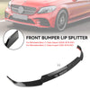 2019-2021 Mercedes Benz C-Class W205 C205 Brabus Style Front Splitter Lip Generic