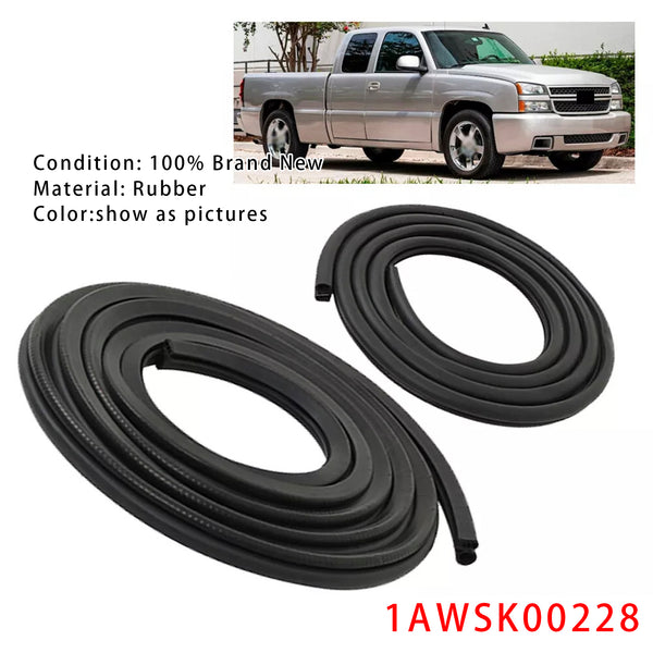 2000 Chevrolet Tahoe 2x Front Door Weatherstrip Seal Kit AM-35015073 15758703 Generic