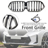 2023-2025 BMW X6 G06 M60i Black Front Bumper Grille Grill W/Camera Hole Generic