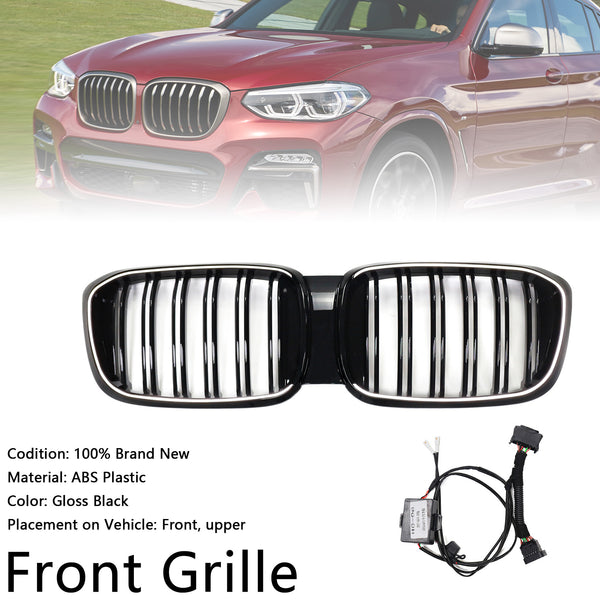 2018-2021 BMW X4 G02 X3 G01 G08 Pre LCI Front Kidney Mesh Grille Grill 51138469959 Generic