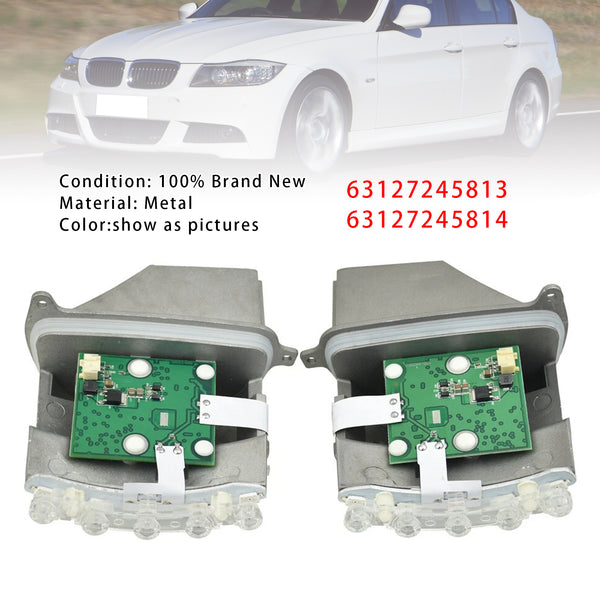 2x Turn Signal Headlight Control Unit Module 63127245813 14 For BMW 3 E90 E91