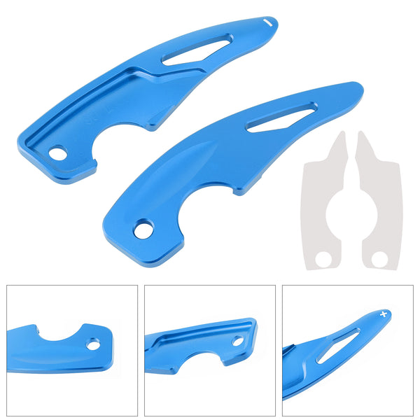 Steering Wheel Paddle Shifter Extension For Subaru Toyota 17-25 Aluminium Blue