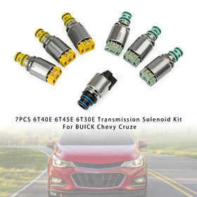 2008-2014 Chevrolet/GMC MALIBU 1.6L 2.0L 2.4L2.5L V6 3.0L 7PCS 6T40E 6T45E 6T30E Transmission Solenoid Kit 6T40E 6T45E Generic