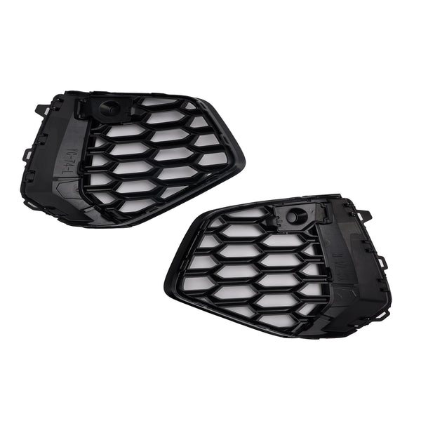 Audi A3 S-line 2021-2023 Black Front Honeycomb Fog Light Grill Cover