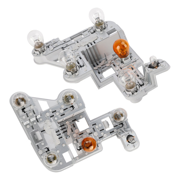 2007-2010 Mercedes Benz W204 C-Class Left+Right Tail Lamp Bulb Holder with Bulbs A2048201500 A2048201600 Generic