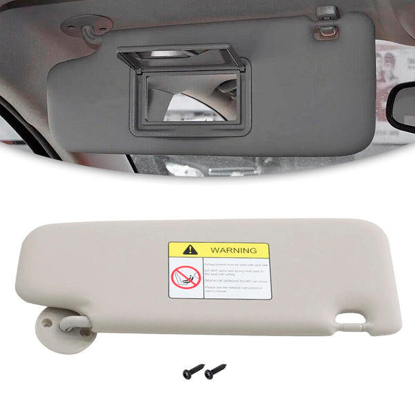 Gray Left Side Sun Visor 42478247 For Chevrolet Sonic 2012-2019