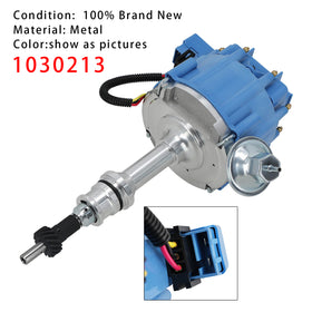 Ignition Blue Cap Distributor w/ 65K Coil 1030213 For SBF Ford Small Block 260