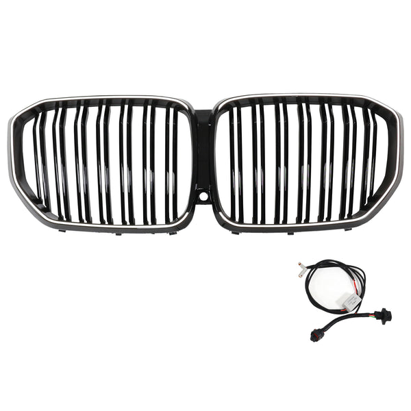 2019-2022 BMW X5 G05 M-Performance Double Slat Black Front Kidney Grille 51137454887 Generic