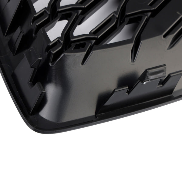 RSQ5 Style Front Fog Lamp Grille Cover Fit Audi Q5 SQ5 S-Line 2021-2025 Black