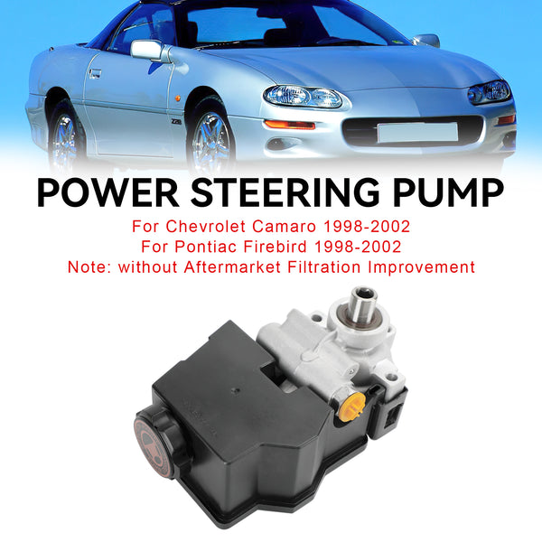 1998-2002 Chevy Camaro/Pontiac Firebird Power Steering Pump w/ Reservoir 734-77119 2069849F 26068934 Generic