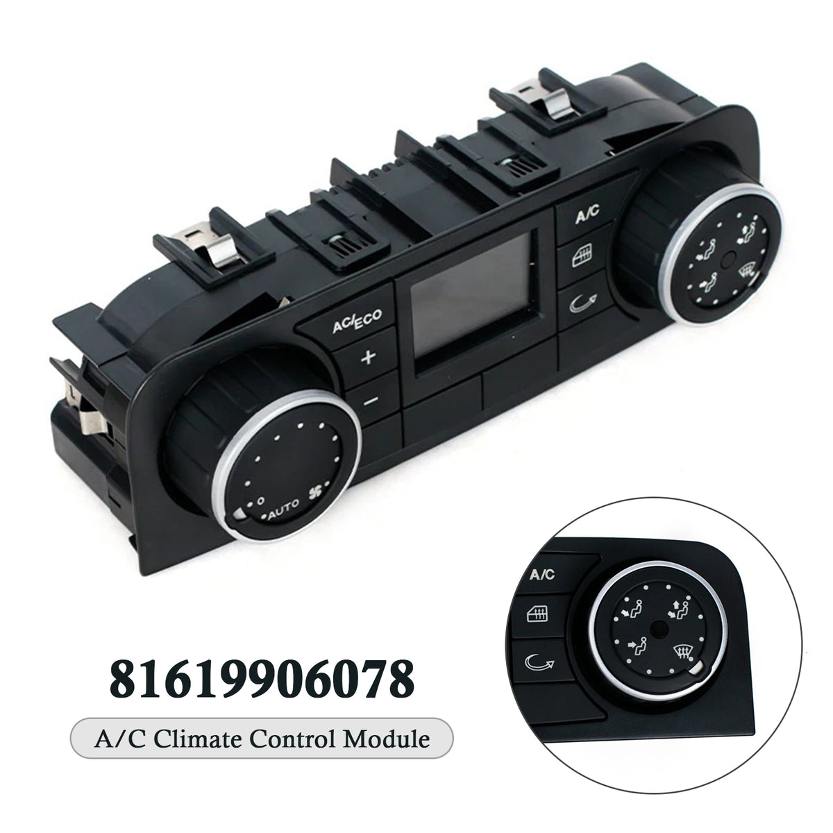 MAN TGS TGX TGL TGM Truck A/C Climate Control Unit Module 81619906078 ...