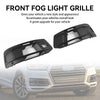 2016-2019 Audi Q7 Front Bumper Cover Fog Light Bezel Insert Grill Grille Generic