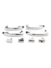 2016-2018 Chevrolet Silverado 1500 Custom 4pcs Exterior Door Handle Chrome 14575050 Generic