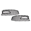 2013-2015 AUDI A4 S-line S4 2PCS Bumper Fog Light Lamp Cover Grille 8K0 807 682M 8K0 807 681L Generic