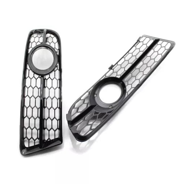 2005-2008 Audi A4 B7 S-Line S4 Front Bumper Honeycomb Fog Light Grille 8E0807681F 8E0807682F Generic