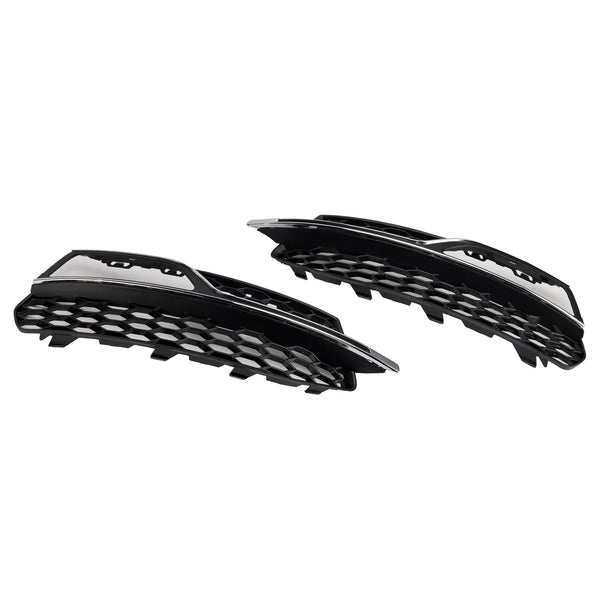 2013-2016 Audi A3 S-Line Front Lower Bumper Fog Light Cover Grille 8V3807681G 8V3807682G Generic