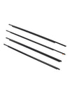 4PCS Door Glass Belt Outer Molding Weatherstrip For Toyota Prius 2004-2009