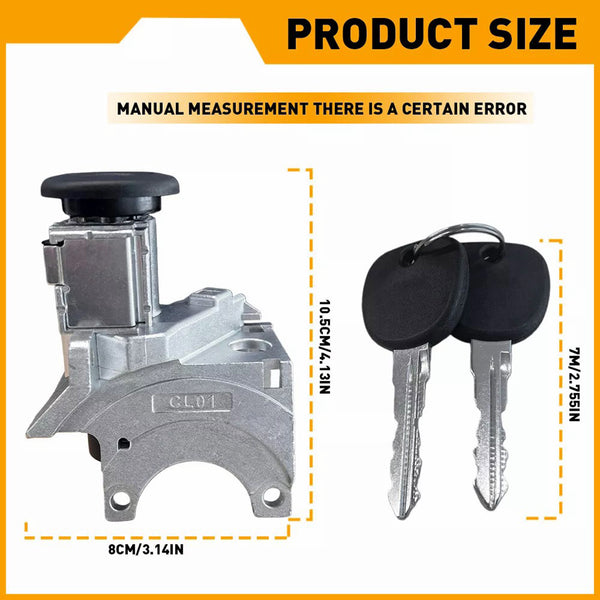 Ignition Lock Cylinder & Housing for 2000-2006 Chevy GMC Cadillac Hummer