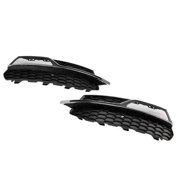 2013-2016 Audi A3 S-Line Front Lower Bumper Fog Light Cover Grille 8V3807681G 8V3807682G Generic